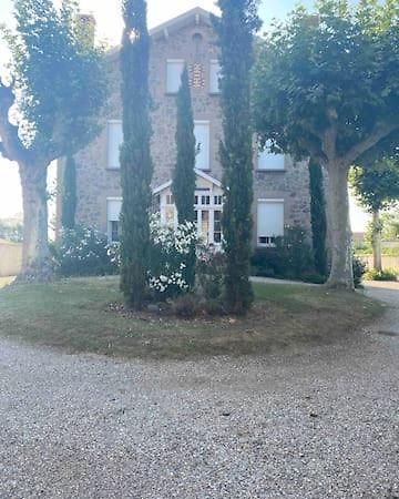Chambres Privees Dans Maison Avec Grand Parc Et Piscine Proche Via Rhona Andancette Buitenkant foto