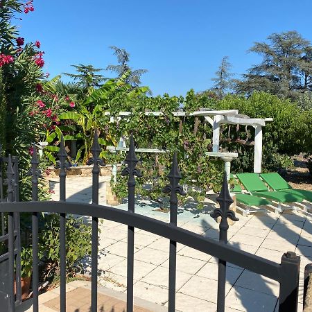 Chambres Privees Dans Maison Avec Grand Parc Et Piscine Proche Via Rhona Andancette Buitenkant foto